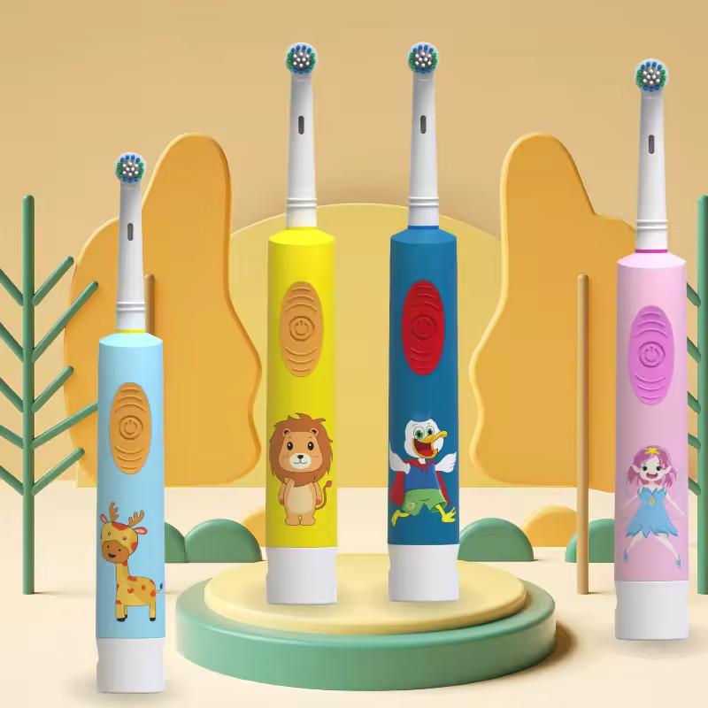 Colorful Cartoon Electric Toothbrush for Kids - Soft Bristle Vibrating Brush Head Battery Powered Gum & Teeth Care for Ages 3+
Colorful Cartoon Electric Toothbrush for Kids - Soft Bristle Vibrating Brush Head Battery Powered Gum & Teeth Care for Ages 3+