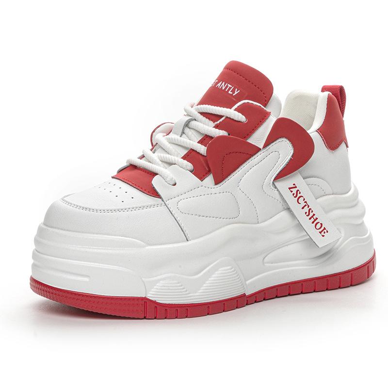 Casual shoes women s autumn new thick-soled cowhide little white shoes student lace-up classic sports versatile board shoes 40 червоний
Casual shoes women s autumn new thick-soled cowhide little white shoes student lace-up classic sports versatile board shoes 40 червоний