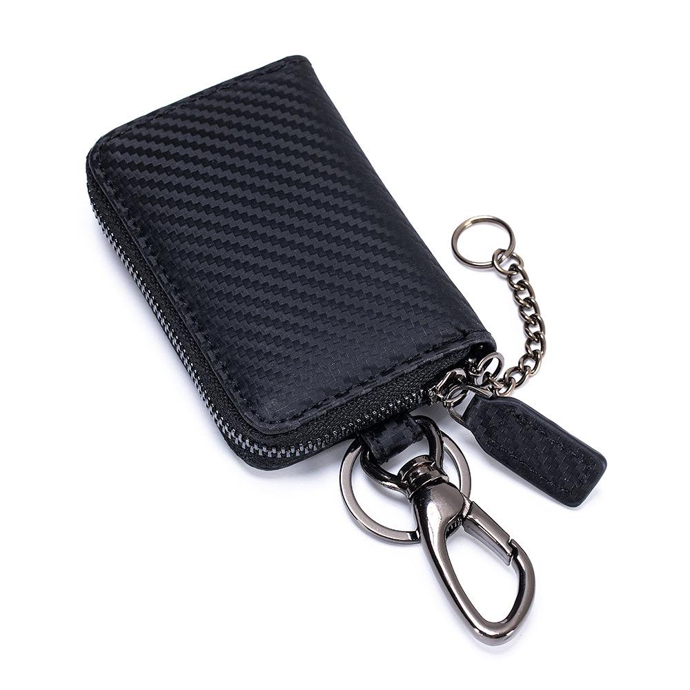 Luxury Men s Leather Key Wallet Carbon Fiber Style Zippered Key Bag for Car Keys, Perfect Gift for Him Father Husband Boyfriend чёрный
Luxury Men s Leather Key Wallet Carbon Fiber Style Zippered Key Bag for Car Keys, Perfect Gift for Him Father Husband Boyfriend чёрный