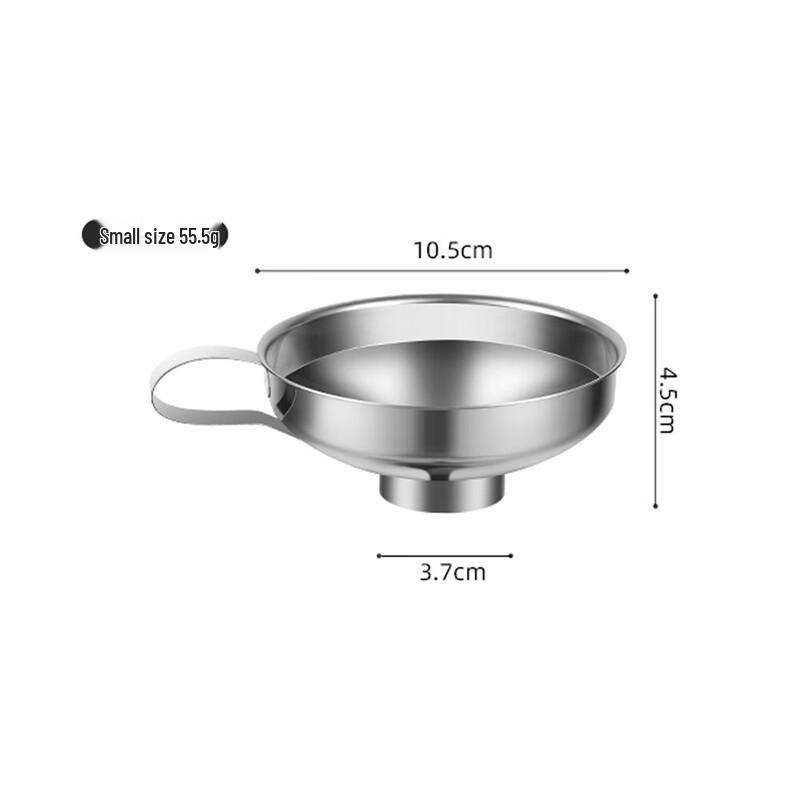 ZISIZ Stainless Steel Wide-Mouth Kitchen Funnel
ZISIZ Stainless Steel Wide-Mouth Kitchen Funnel