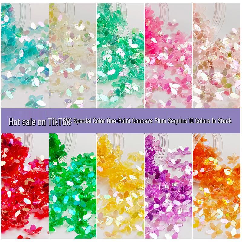 YALEDUO 10MM Oil-Plated Plum Sequins, 10M, NO.423, 10 Types, PVC Oil Painting Style 20g/pack
YALEDUO 10MM Oil-Plated Plum Sequins, 10M, NO.423, 10 Types, PVC Oil Painting Style 20g/pack