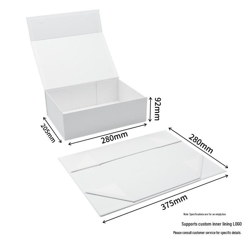 In-Stock Custom Orange-Blue One-Piece Book-Shaped Folding Gift Box for Business 280*205*92mm
In-Stock Custom Orange-Blue One-Piece Book-Shaped Folding Gift Box for Business 280*205*92mm