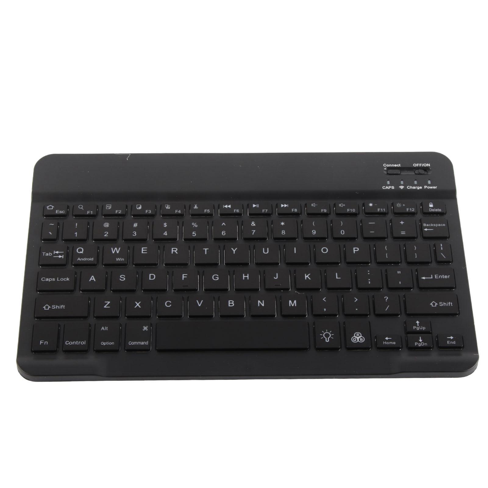 Bluetooth Keyboard 78 Keys RGB Backlit Ultra Slim Silent Portable Wireless Keyboard for Smart чорний
Bluetooth Keyboard 78 Keys RGB Backlit Ultra Slim Silent Portable Wireless Keyboard for Smart чорний