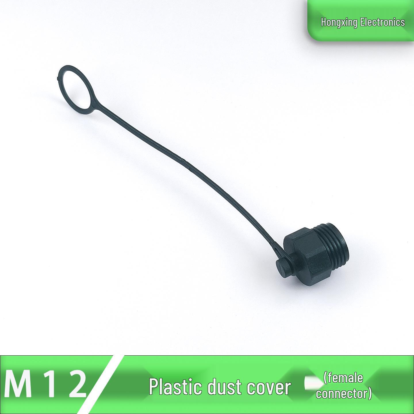 M12 Male/Female Aviation Plug & Socket, Metal/Plastic Threaded Dust Cover with Chain, Sealing Ring, Waterproof.
M12 Male/Female Aviation Plug & Socket, Metal/Plastic Threaded Dust Cover with Chain, Sealing Ring, Waterproof.