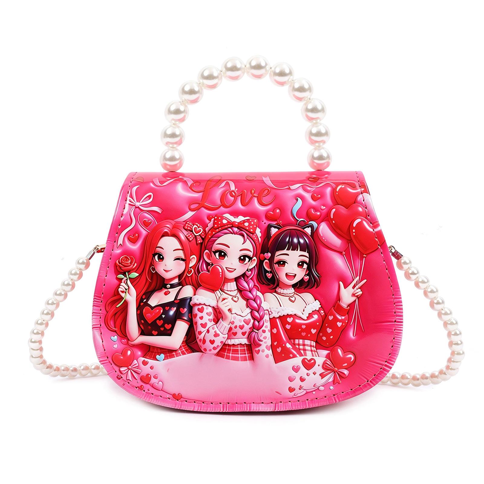 Children s Small Purse Kpop Style Coin Bag Anime Inspired Design Pearl Handle Crossbody Bag for Kids One Size винний
Children s Small Purse Kpop Style Coin Bag Anime Inspired Design Pearl Handle Crossbody Bag for Kids One Size винний