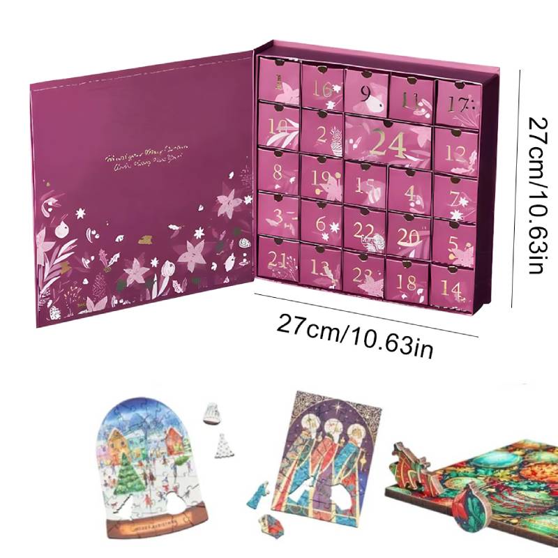 Christmas Advent Calendar 2025 Puzzles 24 Days Christmas Countdown Calendar Xmas Jigsaw Puzzles Advent Calendar for Kids Adults 27X27X6CM
Christmas Advent Calendar 2025 Puzzles 24 Days Christmas Countdown Calendar Xmas Jigsaw Puzzles Advent Calendar for Kids Adults 27X27X6CM