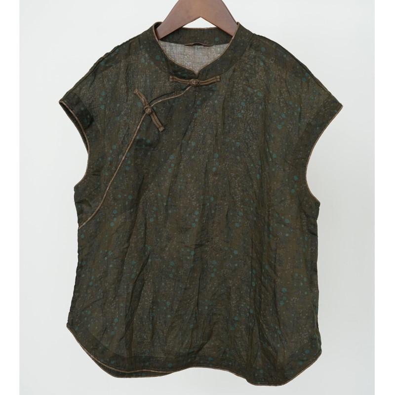 Johnature Женские рубашки в горошек в китайском стиле, рубашки-стойки, топы без рукавов, летние винтажные женские рубашки на пуговицах One Size
Johnature Женские рубашки в горошек в китайском стиле, рубашки-стойки, топы без рукавов, летние винтажные женские рубашки на пуговицах One Size