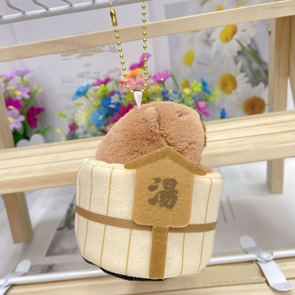 Bathtub Capybara Keychain Leisurely Car Keyring Funny Cartoon Doll Pendant Charms Capybara
Bathtub Capybara Keychain Leisurely Car Keyring Funny Cartoon Doll Pendant Charms Capybara