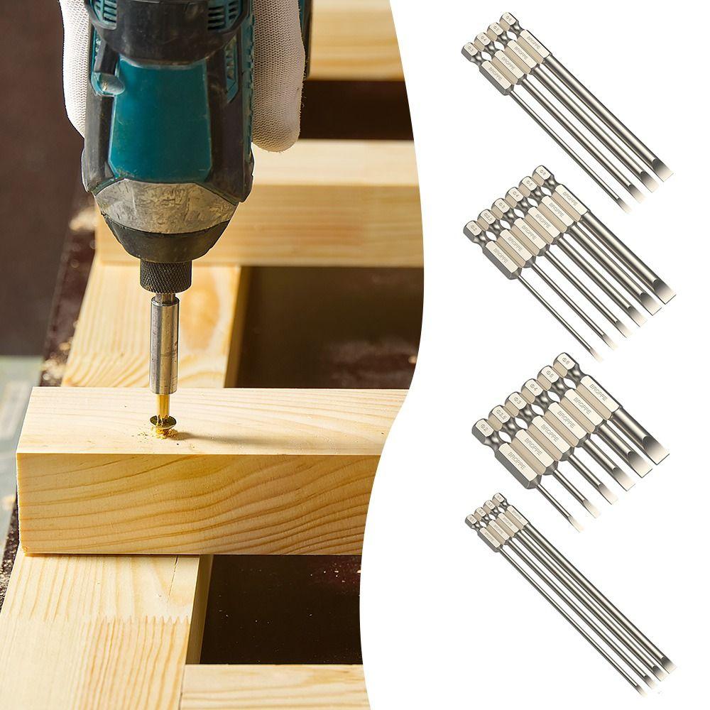 S2 Steel Flat Head Screwdriver Bit Set Quick Change Electric Drill Tool Electric Driver Tool 50mm
S2 Steel Flat Head Screwdriver Bit Set Quick Change Electric Drill Tool Electric Driver Tool 50mm