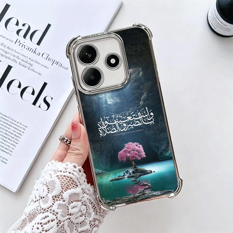 Arabic Islamic Muslim Quotes Plating Phone Case For Xiaomi Redmi Note 14 15 Pro Plus 13 12 11 11S 11T 10 9S 9 5G Anti-Fall Airab Redmi Note 12 4G
Arabic Islamic Muslim Quotes Plating Phone Case For Xiaomi Redmi Note 14 15 Pro Plus 13 12 11 11S 11T 10 9S 9 5G Anti-Fall Airab Redmi Note 12 4G