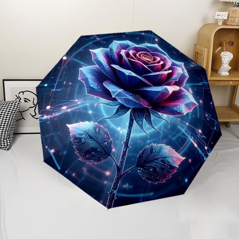 Beautiful Rose a Folding umbrella with 8 iron frames automatic opening design suitable for outdoor matching fashionable access (as the picture,iron&8K)
Beautiful Rose a Folding umbrella with 8 iron frames automatic opening design suitable for outdoor matching fashionable access (as the picture,iron&8K)