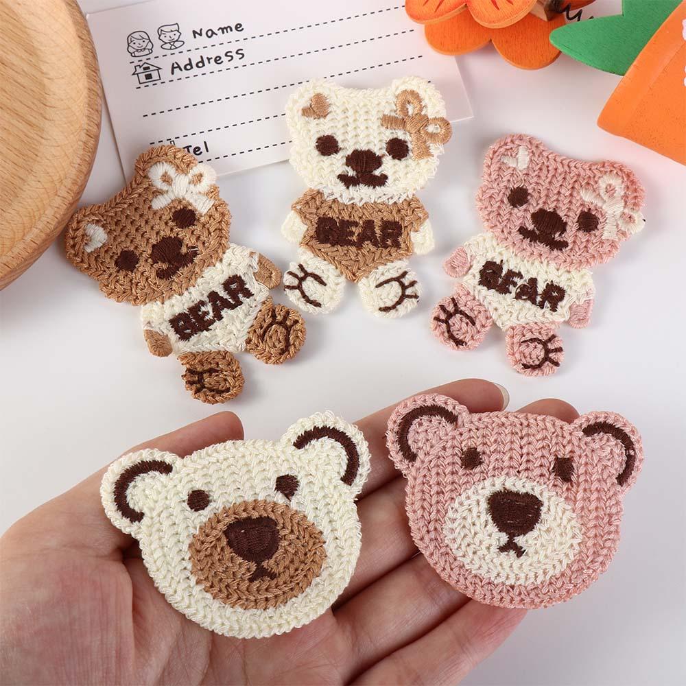 Mini Cute Bear Animal Clothes Decoration DIY Badge Patch Appliques Embroidery Stickers pink-Bear with bow
Mini Cute Bear Animal Clothes Decoration DIY Badge Patch Appliques Embroidery Stickers pink-Bear with bow