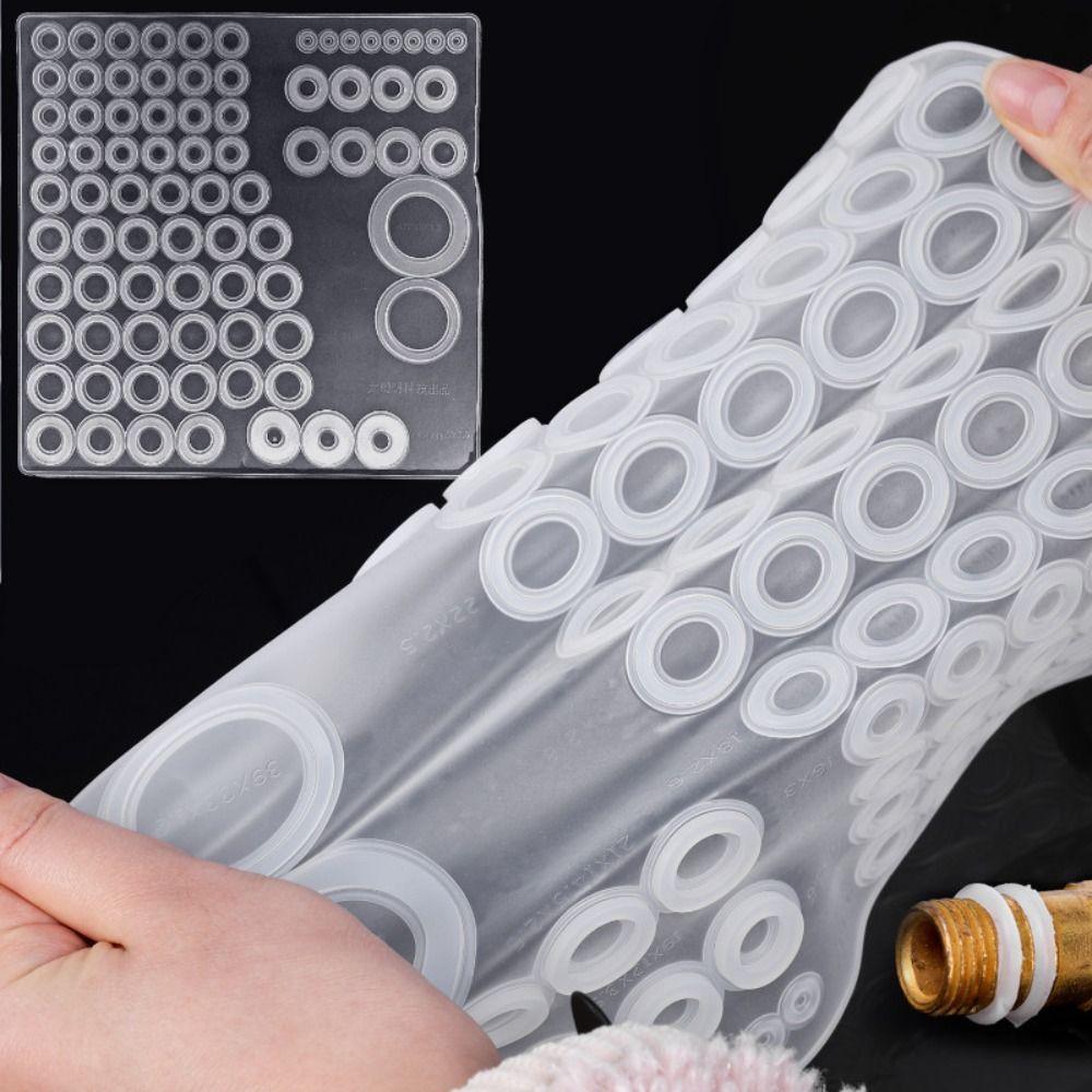 Ущільнювальна прокладка з ущільнювальним кільцем змішувача, стійка до високих температур, 79 штук. Набір для ремонту протікання змішувача
Ущільнювальна прокладка з ущільнювальним кільцем змішувача, стійка до високих температур, 79 штук. Набір для ремонту протікання змішувача