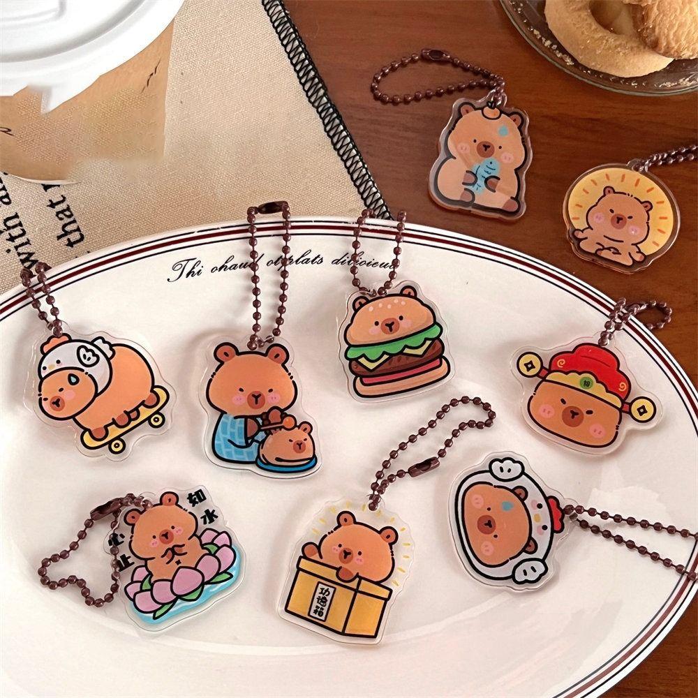 Creative Pendant Key Chain Funny Car Keys Chain Birthday Gift Capybara Keychain Girl Style 9 
Creative Pendant Key Chain Funny Car Keys Chain Birthday Gift Capybara Keychain Girl Style 9