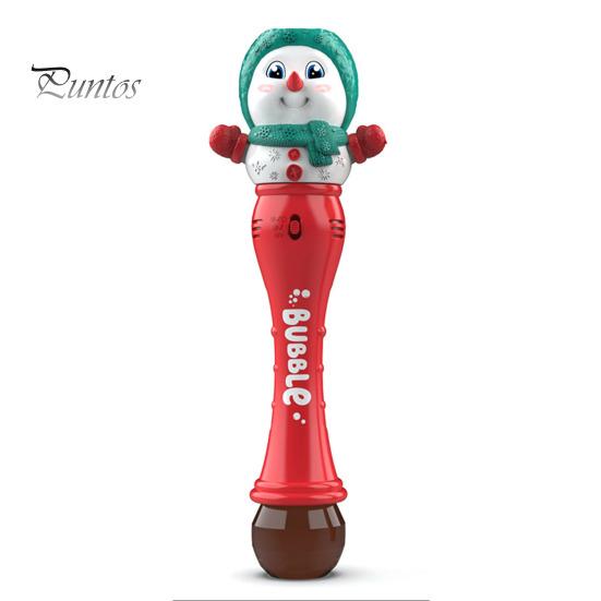 Детская игрушка-пузырь, рождественская мыльная машина для малышей, игрушка-снеговик, безопасная мыльная палочка для игр в помещении и на улице C