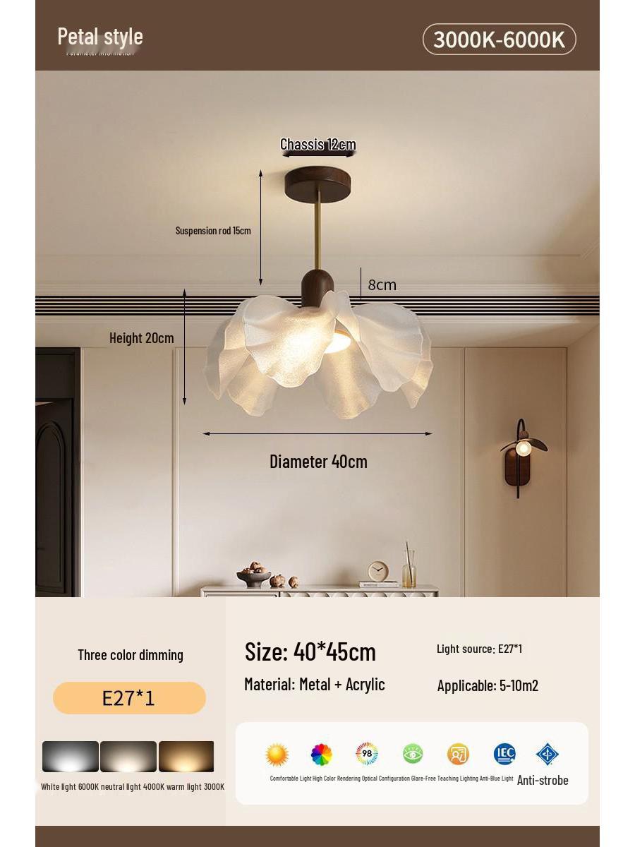 Французская винтажная люстра-лепесток для гостиной, столовой, спальни или кабинета Full Spectrum - Tri-color Light - 12W
Французская винтажная люстра-лепесток для гостиной, столовой, спальни или кабинета Full Spectrum - Tri-color Light - 12W