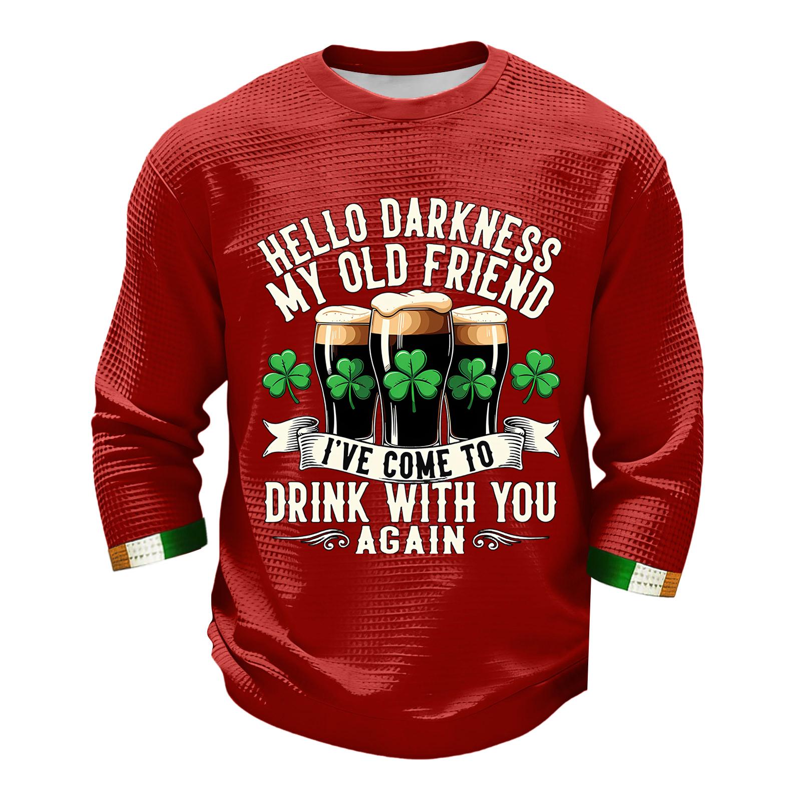 Men s Fashion Long Sleeve T-Shirt St. Patrick s Day Shirt XL червоний
Men s Fashion Long Sleeve T-Shirt St. Patrick s Day Shirt XL червоний