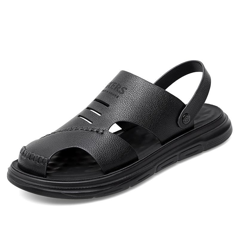 Новые летние мужские сандалии, мягкие кожаные пляжные туфли, дышащие туфли на плоской подошве для отдыха, горячая распродажа, мужские сандалии, модные мужские тапочки двойного назначения 44 чёрный
Новые летние мужские сандалии, мягкие кожаные пляжные туфли, дышащие туфли на плоской подошве для отдыха, горячая распродажа, мужские сандалии, модные мужские тапочки двойного назначения 44 чёрный