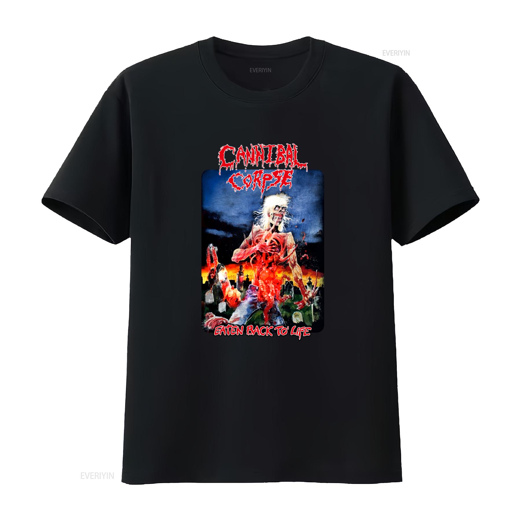 Cannibal Corpse Eaten Back To Life T Shirt for Men Heavy Metal Band Merch with Horror Design vintage Washed homme 4XL
Cannibal Corpse Eaten Back To Life T Shirt for Men Heavy Metal Band Merch with Horror Design vintage Washed homme 4XL