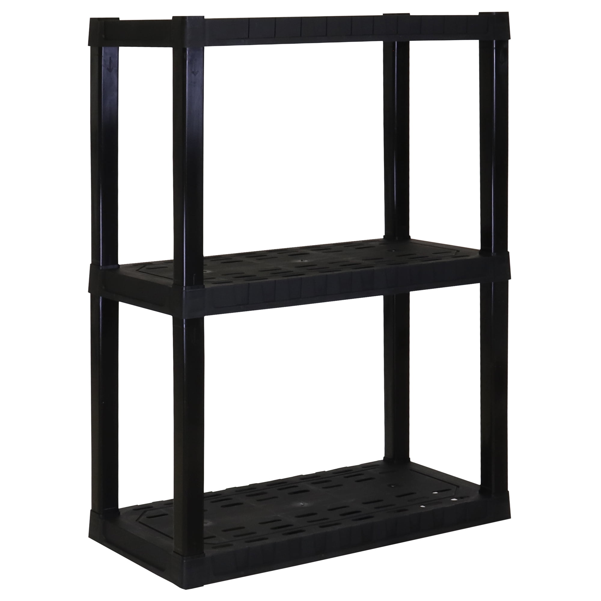 Plastic Shelves Garage Shelf Heavy Duty Shelving Unit 3-Tier 39 H x 14 D x 30 W Black-300 lbs United States
Plastic Shelves Garage Shelf Heavy Duty Shelving Unit 3-Tier 39 H x 14 D x 30 W Black-300 lbs United States
