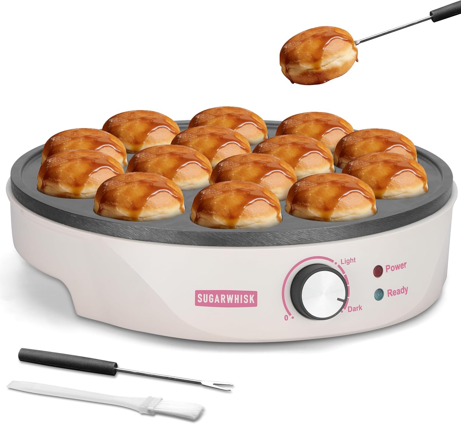 Mini Pancakes Maker Machine with 14 Larger & Deeper Grooves, Electric Mini Pancake Pan, United States
Mini Pancakes Maker Machine with 14 Larger & Deeper Grooves, Electric Mini Pancake Pan, United States