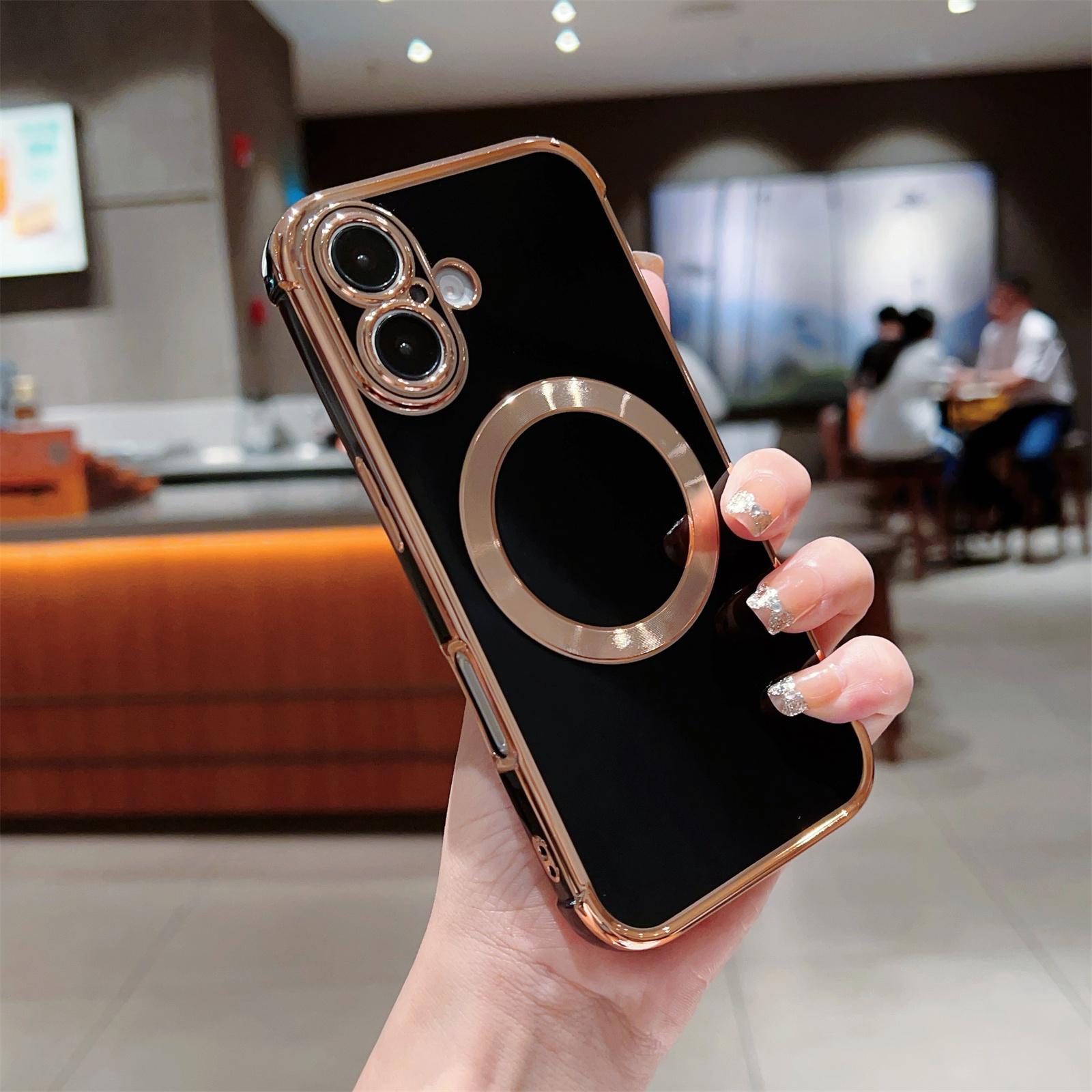 For iPhone 16 Plus Case Compatible with MagSafe Electroplating TPU Phone Cover A
For iPhone 16 Plus Case Compatible with MagSafe Electroplating TPU Phone Cover A