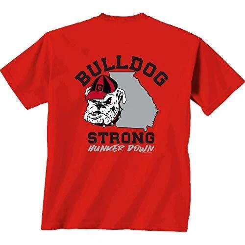 New World Graphics UGA Bulldog Strong Unisex Short Sleeve T-Shirt, Red- Small S
New World Graphics UGA Bulldog Strong Unisex Short Sleeve T-Shirt, Red- Small S