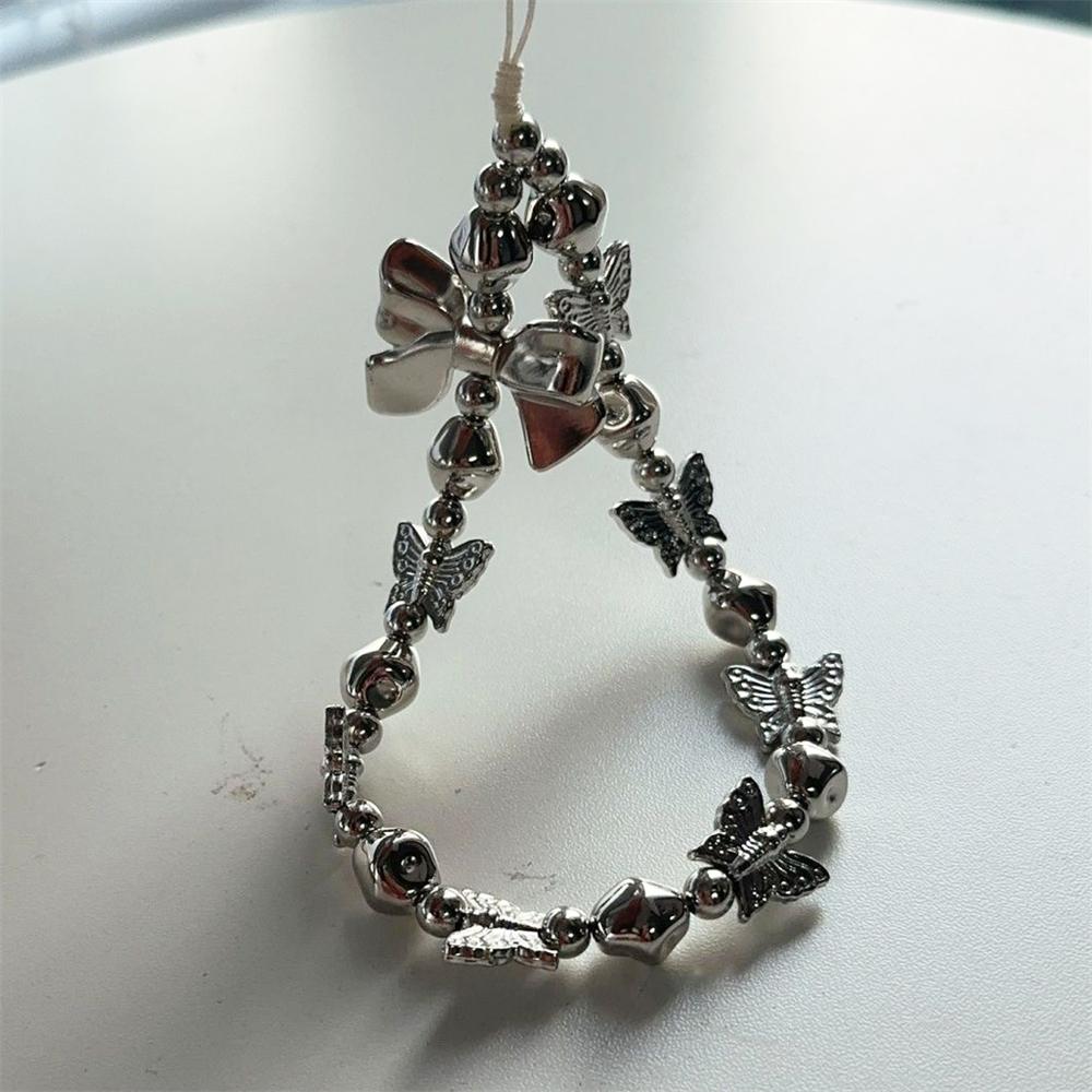 INS Y2K Silver Bowknot Butterfly Phone Charm Strap Bead Pendant Korean Bracelet For iPhone Accessories Hanging Rope Girl Jewelry
INS Y2K Silver Bowknot Butterfly Phone Charm Strap Bead Pendant Korean Bracelet For iPhone Accessories Hanging Rope Girl Jewelry