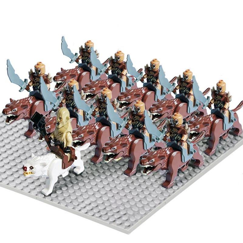New Uruk-hai Azog vs Varg Orcs Soldier Figures Wolfs Mini Dwarfs Goats Building Block Bricks Blocks kid toy
New Uruk-hai Azog vs Varg Orcs Soldier Figures Wolfs Mini Dwarfs Goats Building Block Bricks Blocks kid toy