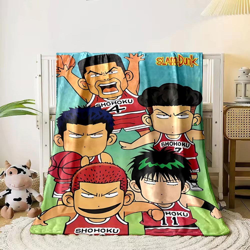 Cartoon basketball players in red Shohoku jerseys on a vibrant background. for all seasons blanket lunch break throw gift 80cm x 120cm
Cartoon basketball players in red Shohoku jerseys on a vibrant background. for all seasons blanket lunch break throw gift 80cm x 120cm
