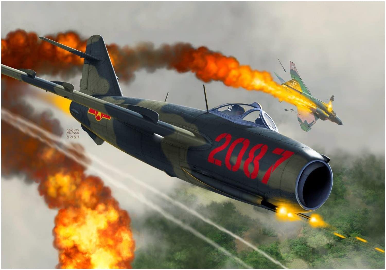 KP Model North Vietnamese Army Fresco A Plastic Model KPM4826 Molded Color 1/48 MiG-17 At-War
KP Model North Vietnamese Army Fresco A Plastic Model KPM4826 Molded Color 1/48 MiG-17 At-War