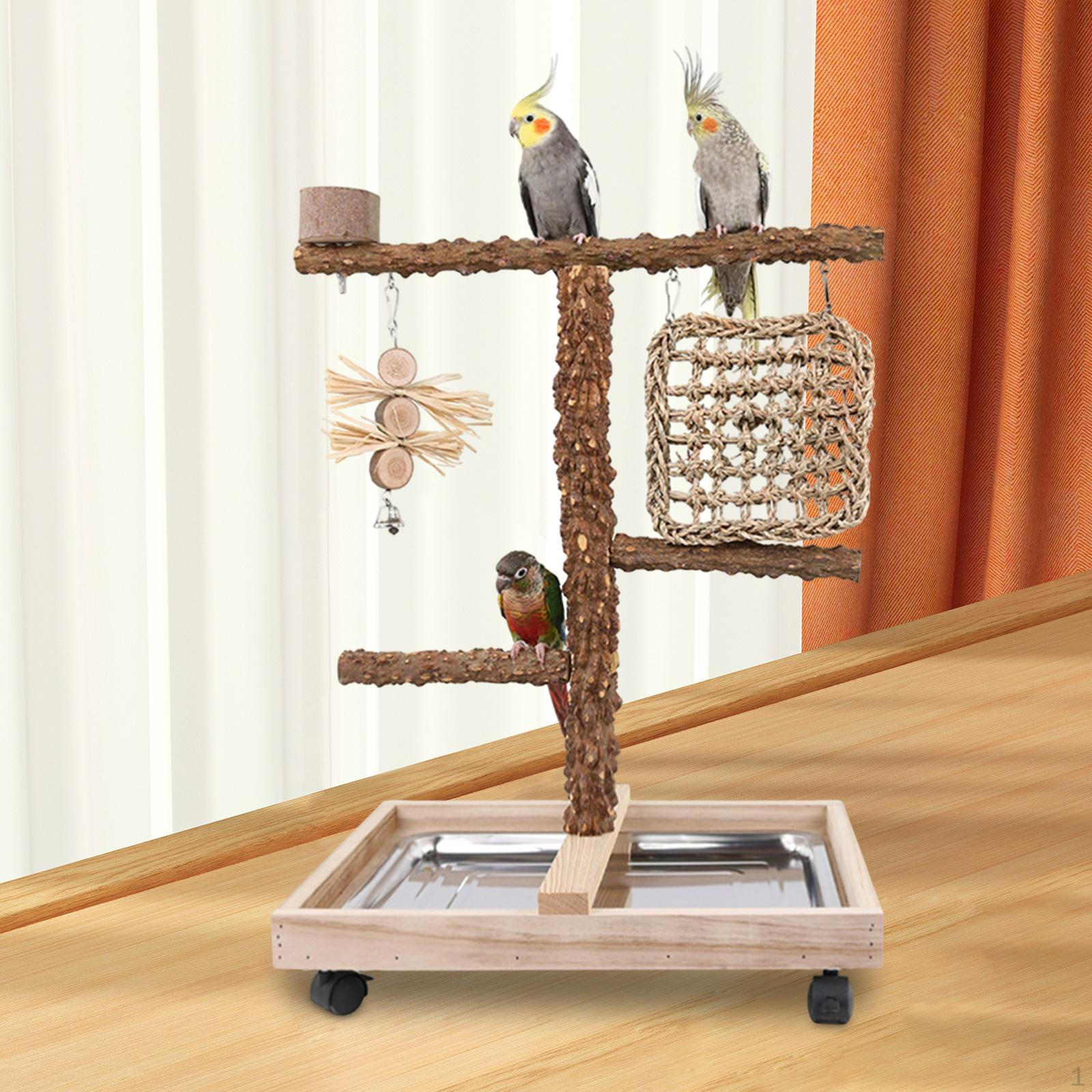 Деревянная игровая площадка для птиц, центр для упражнений и занятий, подвижная игрушка на колесах, насест для игр с попугаями
Деревянная игровая площадка для птиц, центр для упражнений и занятий, подвижная игрушка на колесах, насест для игр с попугаями