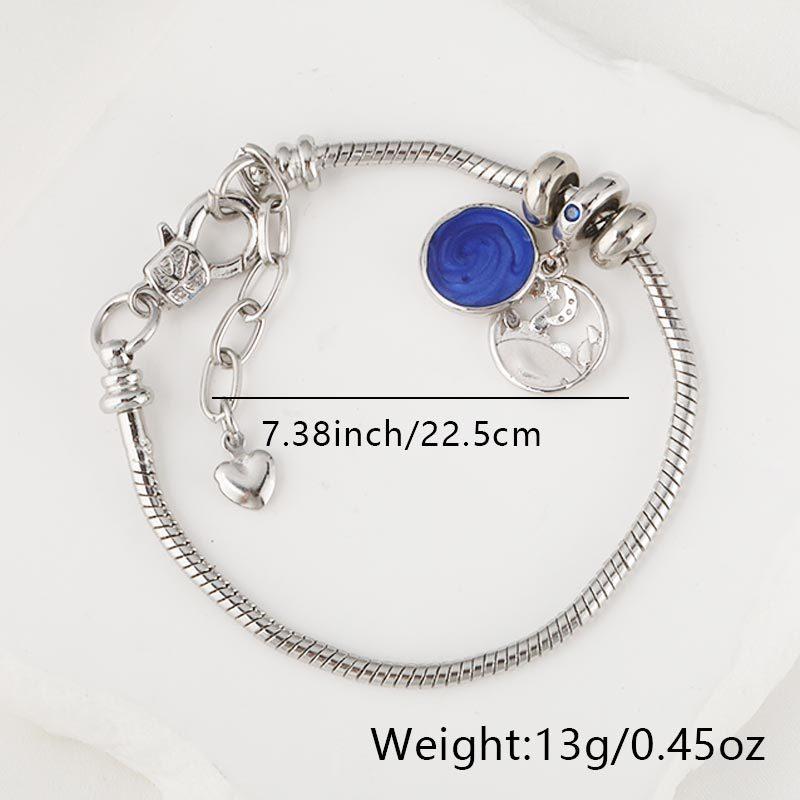 Браслет с маленькой подвеской в виде капли масла цвета меди с сохранением цвета, элегантное женское универсальное украшение для рук, высококлассные аксессуары синий
Браслет с маленькой подвеской в виде капли масла цвета меди с сохранением цвета, элегантное женское универсальное украшение для рук, высококлассные аксессуары синий