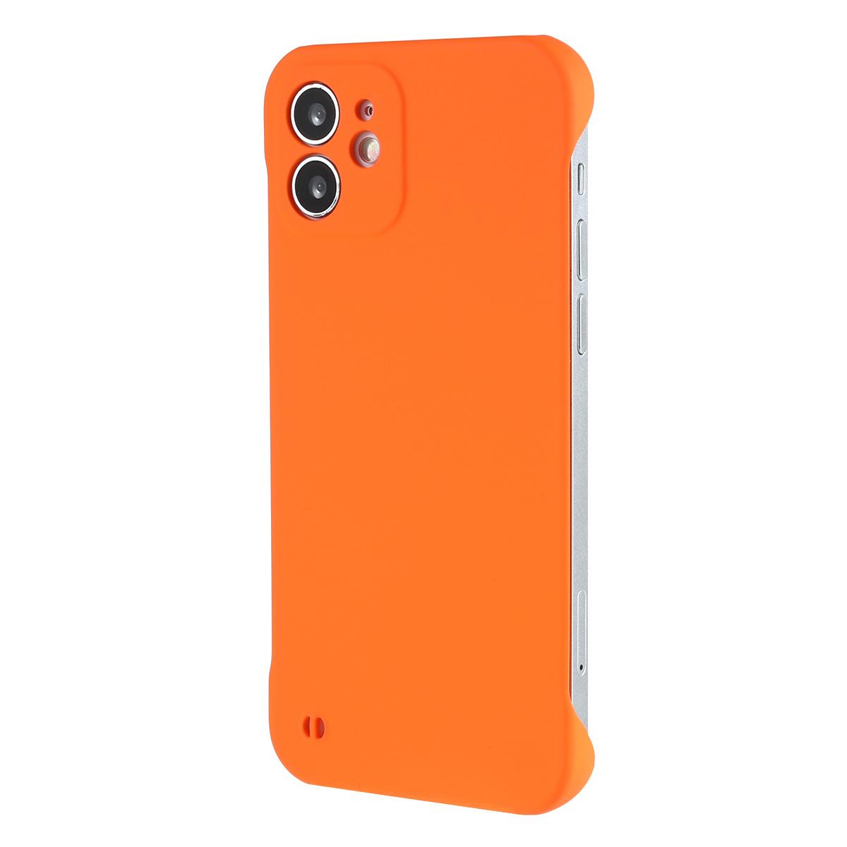 For iPhone 12 6.1 inch Slim Frameless Case Hard PC Skin-touch Phone Cover Orange
For iPhone 12 6.1 inch Slim Frameless Case Hard PC Skin-touch Phone Cover Orange