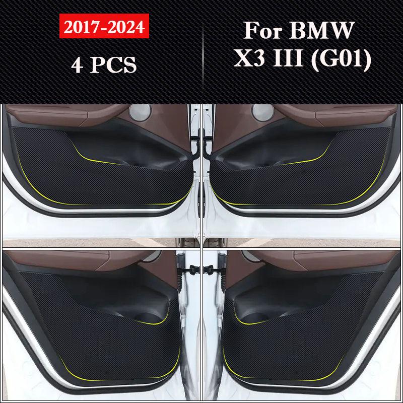 Для BMW X3 III 2017-2026 Автомобильные накладки на двери от пинков Кожаная защита салона Антигрязевая наклейка Коврик Автоаксессуары для декора
Для BMW X3 III 2017-2026 Автомобильные накладки на двери от пинков Кожаная защита салона Антигрязевая наклейка Коврик Автоаксессуары для декора