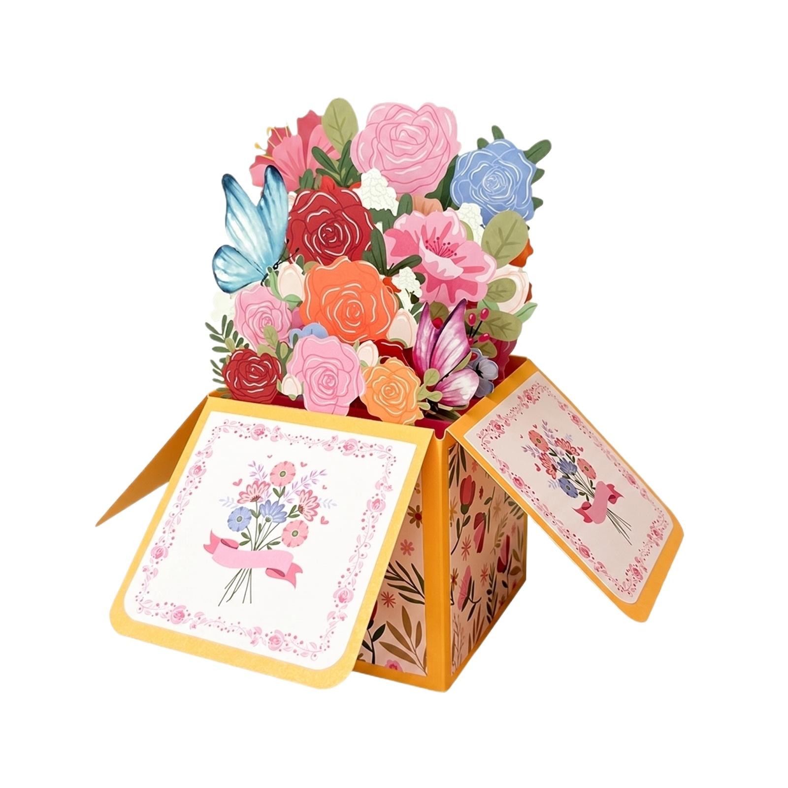 3D Pop Up Greeting Card with Bouquet and Floral Design for Mother’s Day Birthday and Thank You Occasions Foldable Gift Card One Size
3D Pop Up Greeting Card with Bouquet and Floral Design for Mother’s Day Birthday and Thank You Occasions Foldable Gift Card One Size