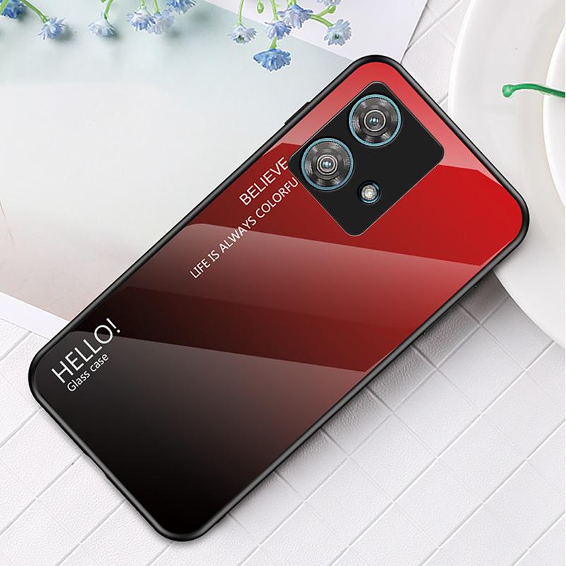 For Motorola Edge 40 Neo 5G Tempered Glass+PC+TPU Phone Case Anti-drop Cover Gradient Red Black
For Motorola Edge 40 Neo 5G Tempered Glass+PC+TPU Phone Case Anti-drop Cover Gradient Red Black