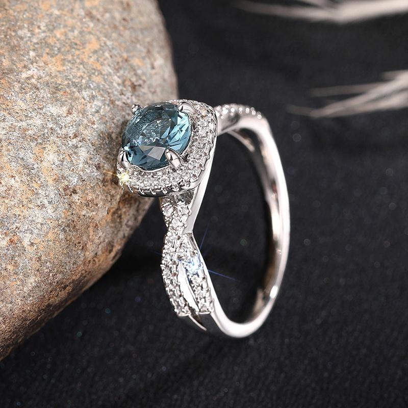 CAOSHI Gorgeous Blue Cubic Zirconia Rings for Women Versatile Shiny Copper Color Finger Accessories Chic Wedding Party Zircon 6
CAOSHI Gorgeous Blue Cubic Zirconia Rings for Women Versatile Shiny Copper Color Finger Accessories Chic Wedding Party Zircon 6