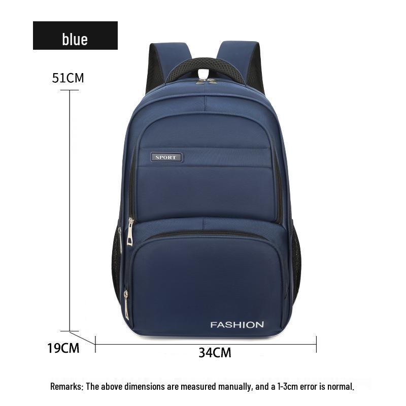 Мужской водонепроницаемый рюкзак из Оксфорда большой вместимости для бизнеса и колледжа 34*19*51 cm синий
Мужской водонепроницаемый рюкзак из Оксфорда большой вместимости для бизнеса и колледжа 34*19*51 cm синий