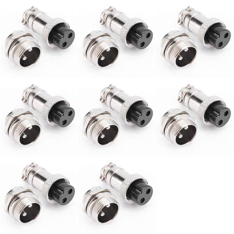 A96I-8X GX16 Aviation Connector 2-Pin 400V Screw Type Male And Female Butt Cable Connector Aviation Plug Socket Connector срібний
A96I-8X GX16 Aviation Connector 2-Pin 400V Screw Type Male And Female Butt Cable Connector Aviation Plug Socket Connector срібний