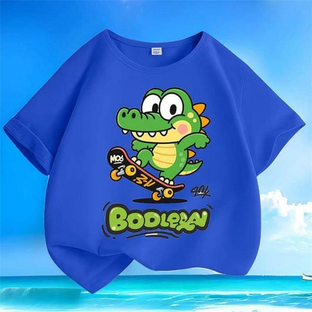 Children s T-shirt Skateboard Crocodile Printed Parent Child Cute Short Sleeve 2026 New Edition for Middle and Small Children 100
Children s T-shirt Skateboard Crocodile Printed Parent Child Cute Short Sleeve 2026 New Edition for Middle and Small Children 100