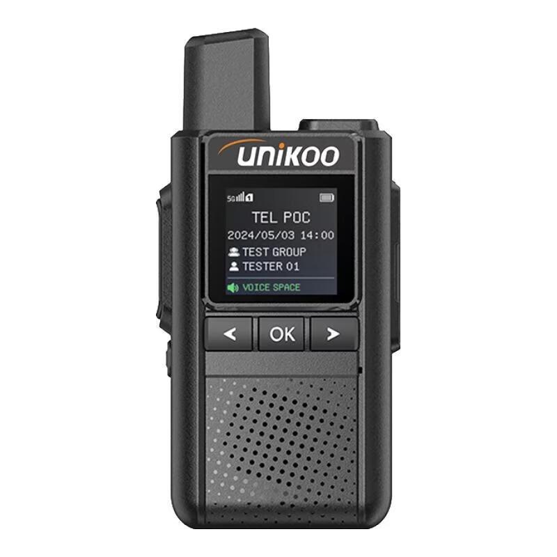 UNIKOO 4G/5G Public Network Walkie-Talkie (CN version)
UNIKOO 4G/5G Public Network Walkie-Talkie (CN version)