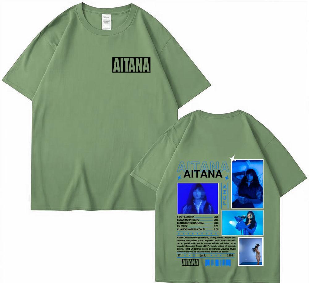 Singer Aitana Azul Album Tour Graphics T Shirts Men Women Hot Sale Vintage Classic Tshirt Summer Crewneck 100 Cotton Tee Shirt 3XL
Singer Aitana Azul Album Tour Graphics T Shirts Men Women Hot Sale Vintage Classic Tshirt Summer Crewneck 100 Cotton Tee Shirt 3XL