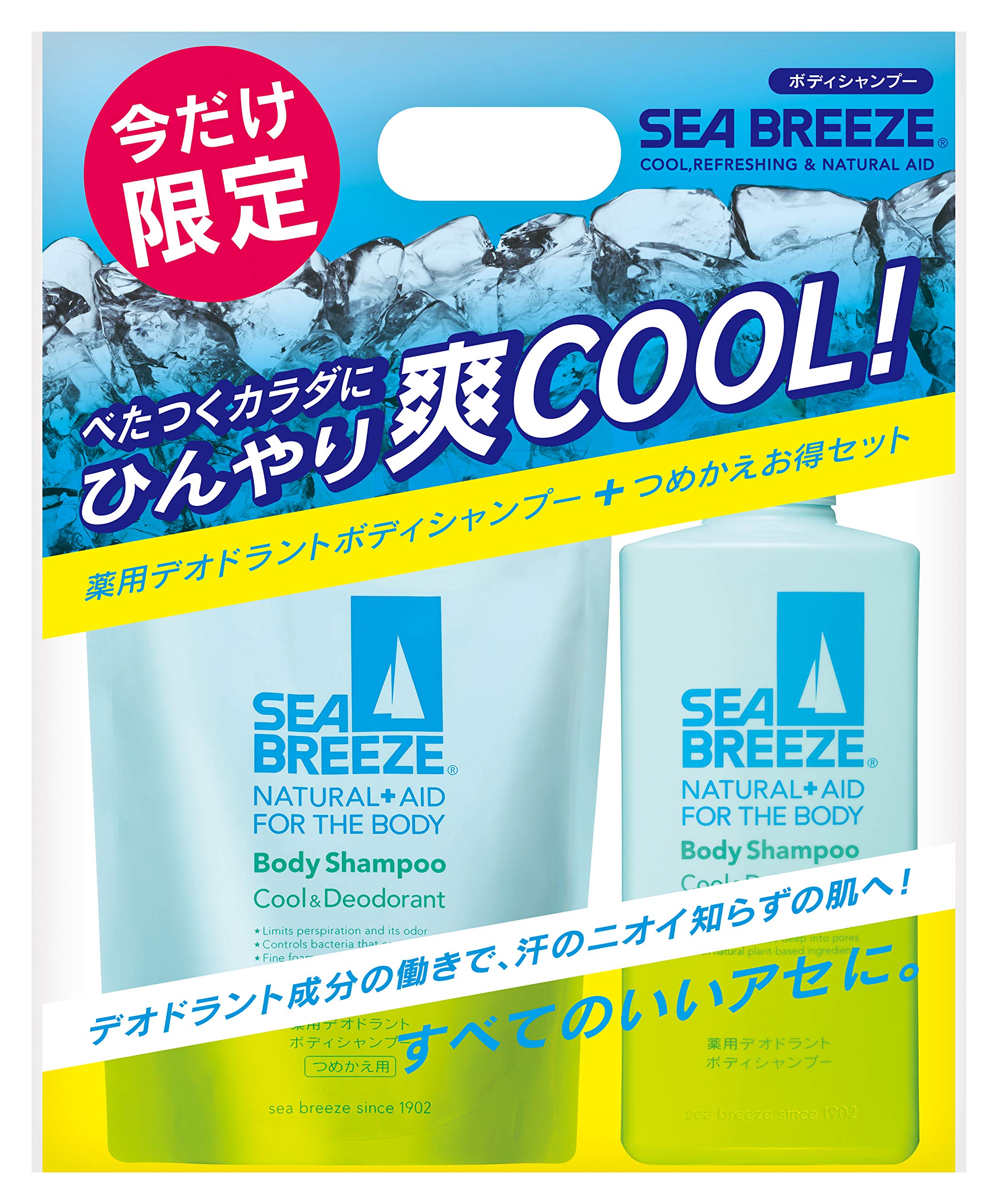 SEABREEZE Дезодорант для всего тела Шампунь для тела Запасной блок 180 г + (х 1)
SEABREEZE Дезодорант для всего тела Шампунь для тела Запасной блок 180 г + (х 1)