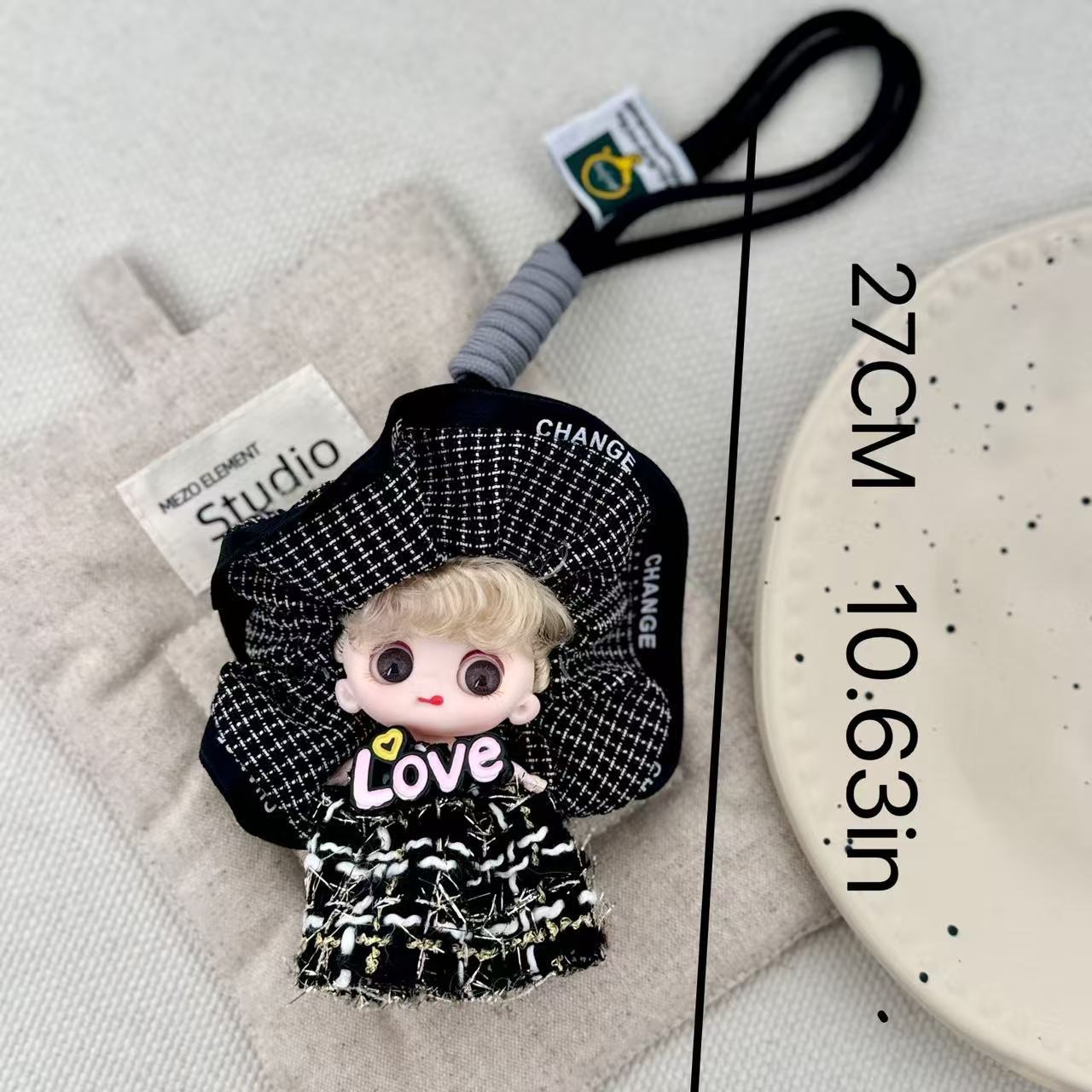 Sweet Cool Small Fragrance Style Maruko Princess Doll Toy Keychain 1/12 BJD Doll Joints Movable Backpack Decor Pendant Gifts
Sweet Cool Small Fragrance Style Maruko Princess Doll Toy Keychain 1/12 BJD Doll Joints Movable Backpack Decor Pendant Gifts