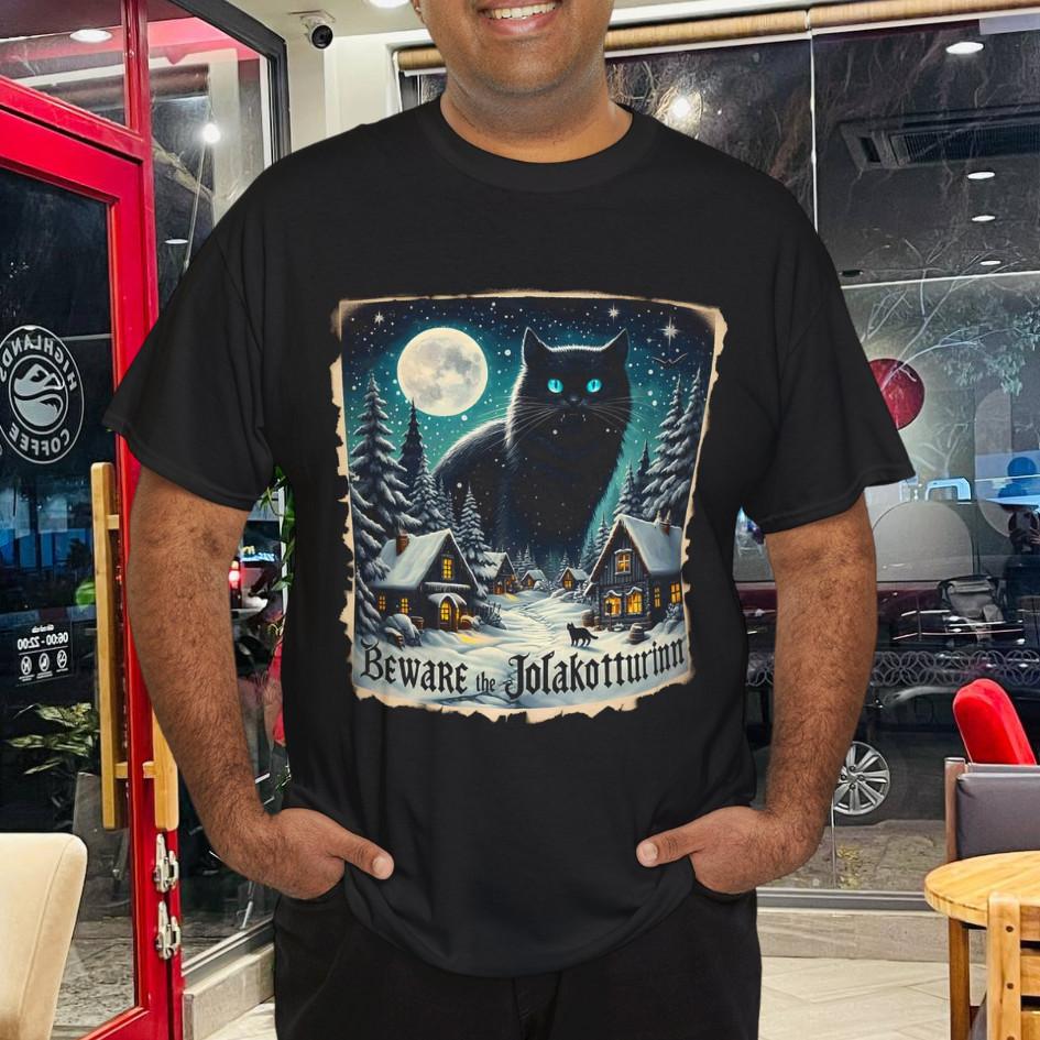 Beware The Jolakotturinn Yule Cat Icelandic Christmas Norse T-Shirt Unisex T-Shirt S
Beware The Jolakotturinn Yule Cat Icelandic Christmas Norse T-Shirt Unisex T-Shirt S