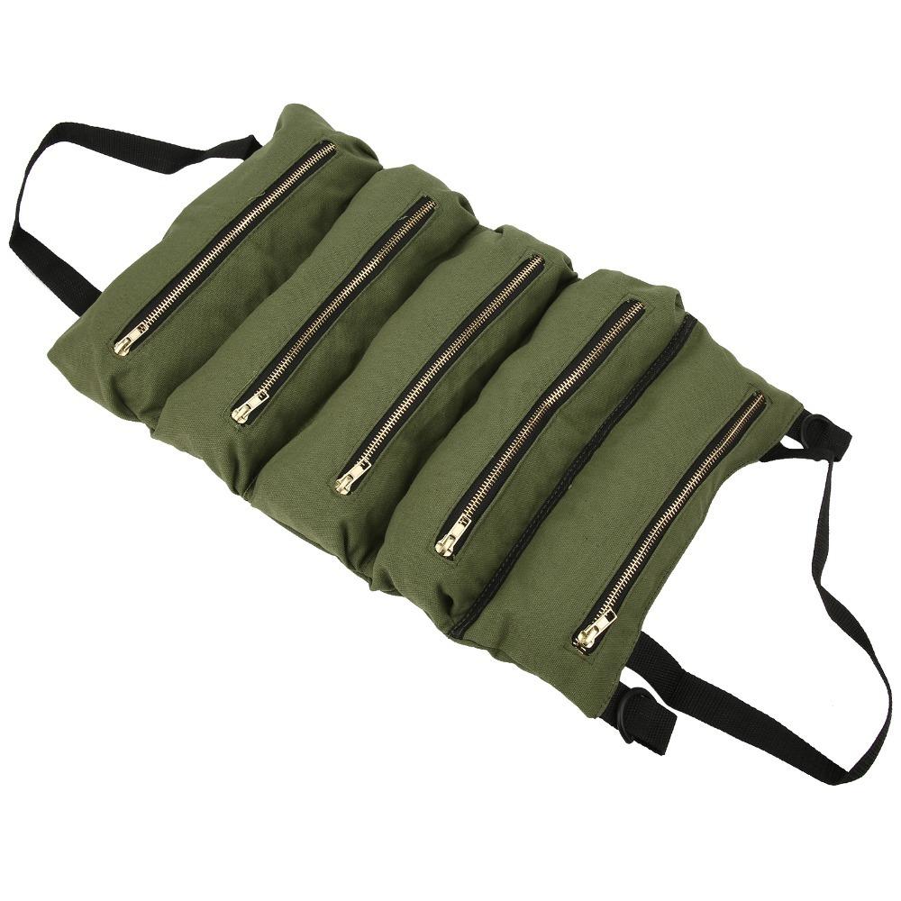 With 5 Zipper Pockets Tool Roll Up Pouch Heavy-Duty Tool Organizer for Electricians зелёный
With 5 Zipper Pockets Tool Roll Up Pouch Heavy-Duty Tool Organizer for Electricians зелёный