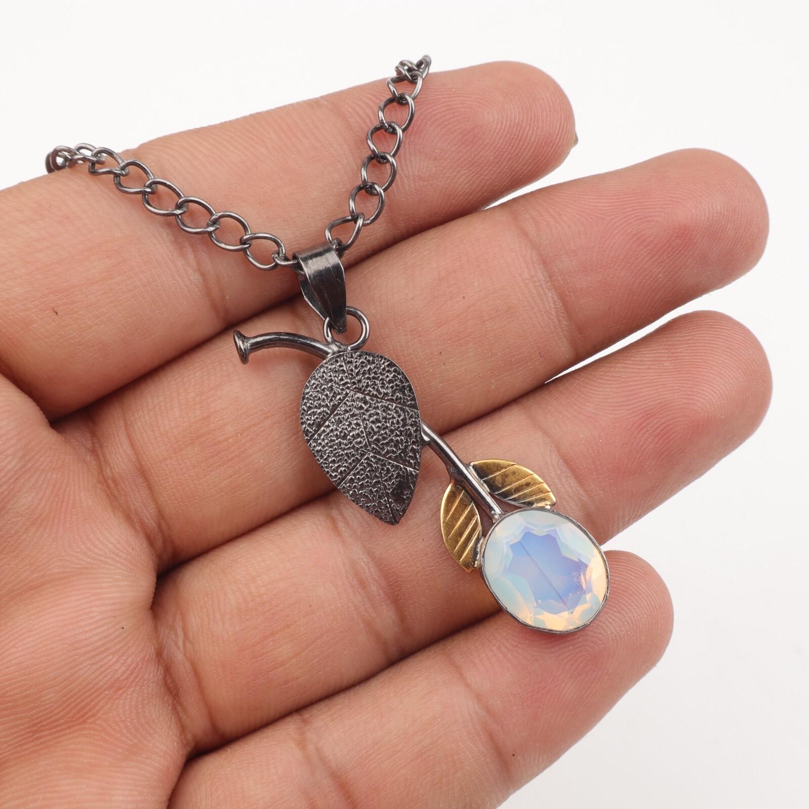 Natural Milky Opal Gemstone Pendant 925 Sterling Silver Handmade Jewelry 1.69 PP-55-15
Natural Milky Opal Gemstone Pendant 925 Sterling Silver Handmade Jewelry 1.69 PP-55-15