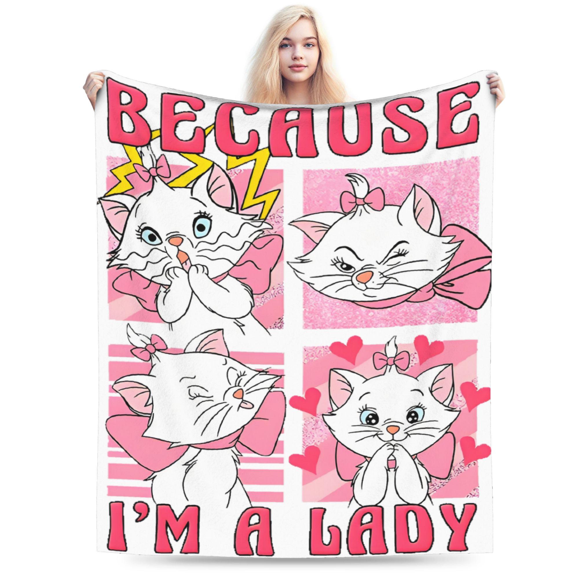 Aristocats Marie Cat Knitted Blankets Pink Wool Throw Blanket Summer Air Conditioning Portable Soft Warm Bedspread 75cmx90cm
Aristocats Marie Cat Knitted Blankets Pink Wool Throw Blanket Summer Air Conditioning Portable Soft Warm Bedspread 75cmx90cm