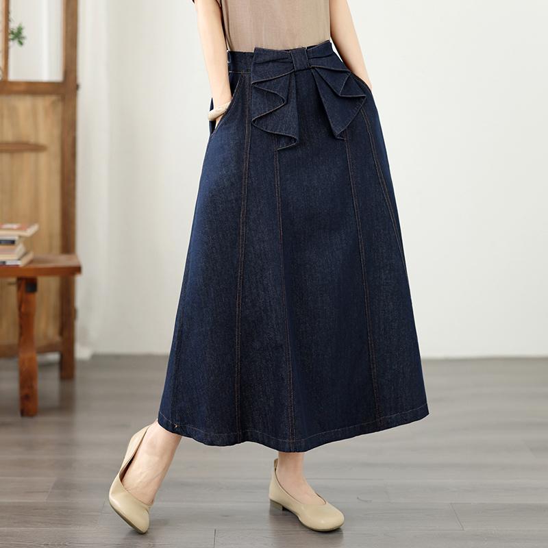plus size High waist denim vintage casual spring summer autumn loose long for woman skirts womens skirt XXL
plus size High waist denim vintage casual spring summer autumn loose long for woman skirts womens skirt XXL